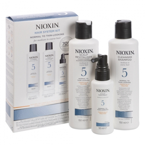 NIOXIN SYSTEM 5 Pachet Complet anticadere si regenerare pentru par vopsit cu structura medie spre groasa impotriva caderii normale a parului