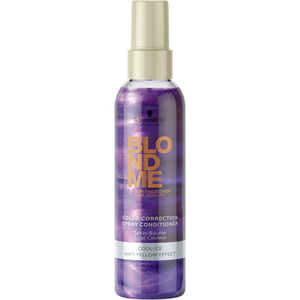 Schwarzkopf Blond Me Color Correction Spray Conditioner - Cool Ice - Balsam leave-in cu pigment violet pentru blonduri reci - 150 ml