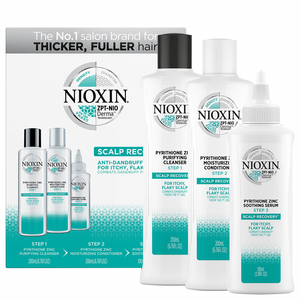 NIOXIN Scalp Recovery 3-Step System Kit - Sistem anti-matreata pentru a trata scalpul cu mancarime si matreata 200mlx200mlx100ml