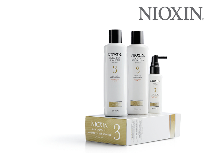 NIOXIN SYSTEM 3 - Pachet complet pentru par vopsit cu structura fina impotriva caderii normale a parului.