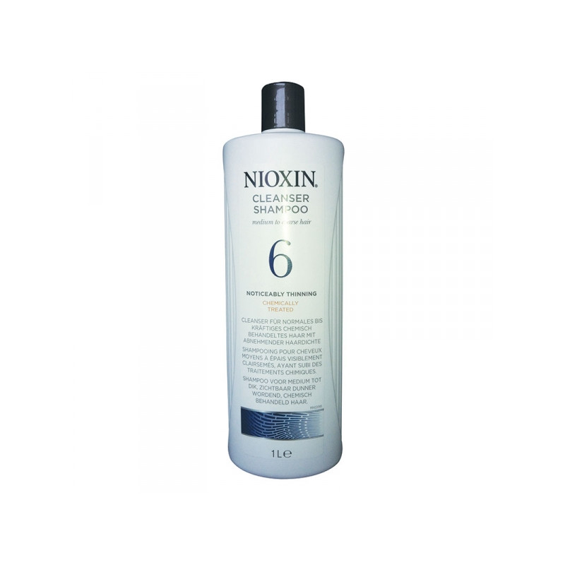 Nioxin 6 Scalp Cleanser - Sampon  Anticadere si indesare par cu fir mediu spre gros - 300ml / 1000ml