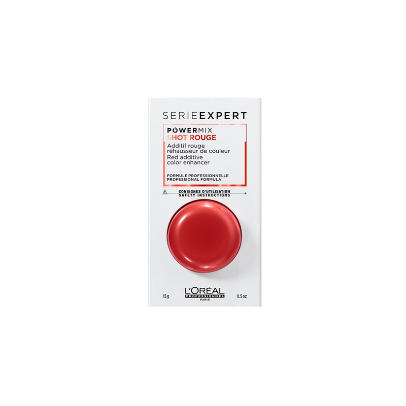 L’Oreal Professionnel Serie Expert Powermix Shot Rouge - Aditiv cu pigment rosu pentru intensificarea nuantei - 15 ml​