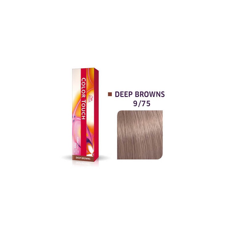 Wella Professional Demi-Permanent
Color Touch 9/75 Very light blonde/Brown mahogany 60ml